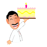 Happy Birthday Party Sticker by AJI-SHIO