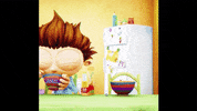 AngeloRules fun breakfast drole angelo GIF