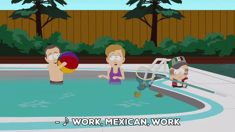 playing swimming pool GIF by South Park 