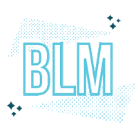 Advertising Blm Sticker by Bottom Line Marketing