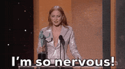 Nervous Jessica Chastain GIF by SAG Awards