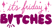 Its Friday Heart Sticker