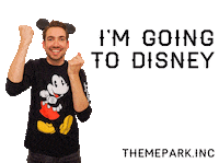 Excited Mickey Mouse Sticker by Themepark.inc