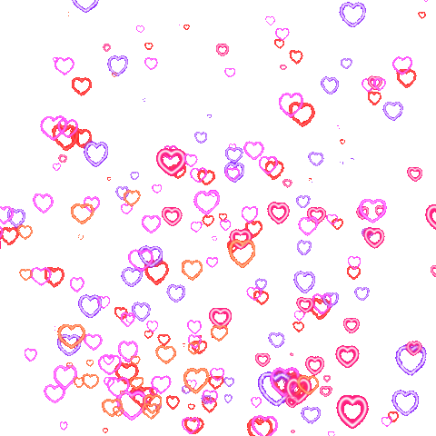 I Love You Hearts Sticker