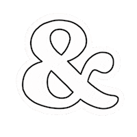 Black And White Et Sticker