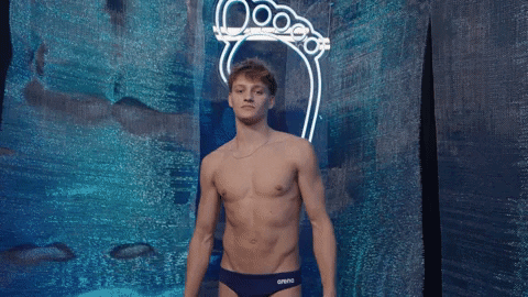 North Carolina Swimming GIF by UNC Tar Heels
