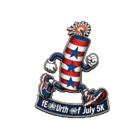 4Th Of July Sticker by Eau Claire Marathon