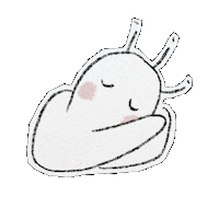 erinleehong white animal night sleep Sticker