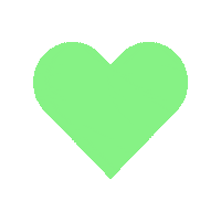 vitrinesdigitais love heart green like Sticker
