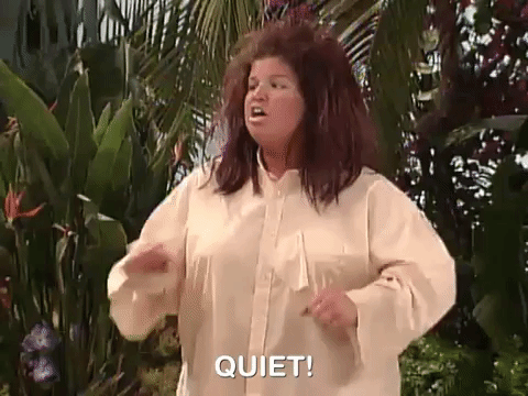 be quiet all that GIF