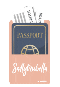 Travel Vacation Sticker by Sally Trubella Travels