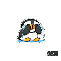 Sad Mood Sticker by Puffins