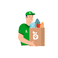 dropezy delivery online shopping shopee grocery Sticker