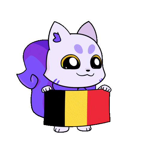 Chocolate Flag Sticker by Lucky Kat Studios