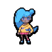 Scepttt pokemon pixel art oc original character Sticker