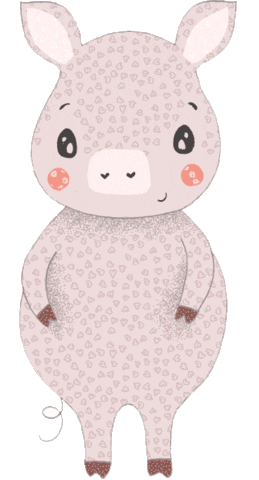 Pig Sticker by djurkids