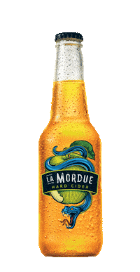 Ciderlamordue snake cider serpent bouteille Sticker