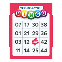 Bingo Winnen Sticker by VriendenLoterij