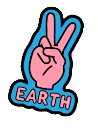 Day Peace Sticker by Poppy Deyes