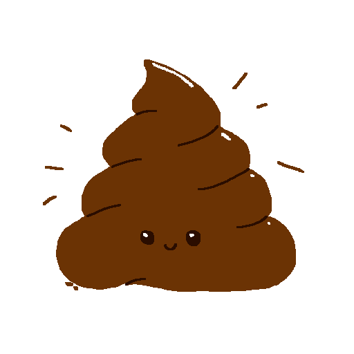 mografic_ giphyupload happy poop caca Sticker