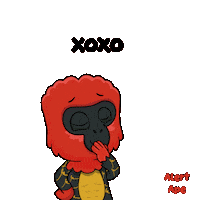 Love You Kiss Sticker by VeeFriends