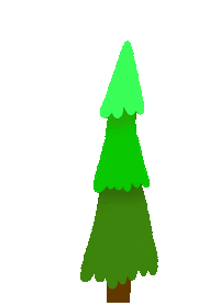 CampaignWORKS christmas xmas tree christmas tree Sticker