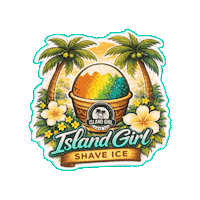 tinadixon8b7bc263d4084bedbcf27b22cc6fcb06 shave ice shaveice hawaiianshaveice hawaiian shave ice Sticker