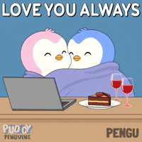 I Love You Couple GIF by Pudgy Penguins