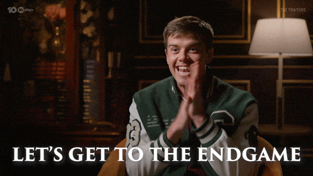 End Ending GIF by The Traitors Australia