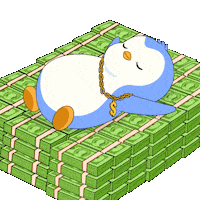 Im Rich Breaking Bad Sticker by Pudgy Penguins