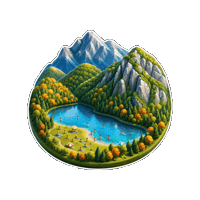 Bergsee Sticker by Bad Reichenhall