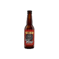 guiltymonkey drink beer monkey gm Sticker