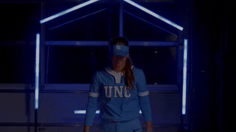 Softball Smile GIF by UNC Tar Heels