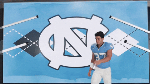 University Of North Carolina Football GIF by UNC Tar Heels