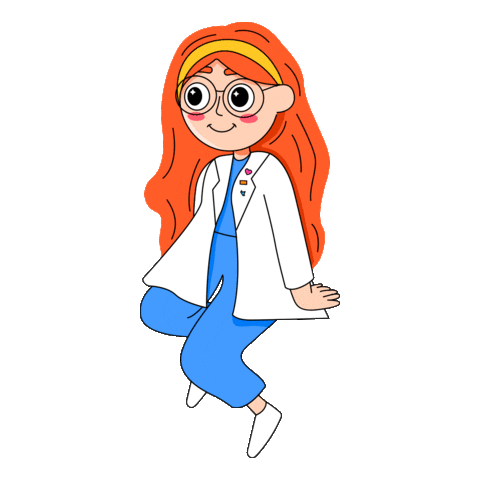 Girl Dentist Sticker