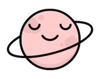 Happy Space Sticker by Shallow Lagoon