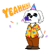 Celebrating Happy Birthday Sticker by BoDoggos