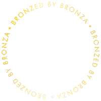 Bronza sun glow tan spray tan Sticker