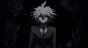 Nagito Komaeda Hajime Hinata GIF