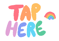 Rainbow Tap Sticker