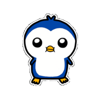 dibotoon penguin cute penguin animated character dibo Sticker