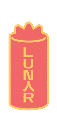 drinklunar cheers bunny boba lunar Sticker