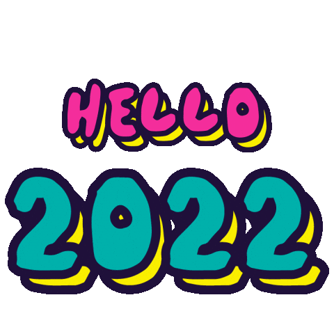 New Year Hello Sticker