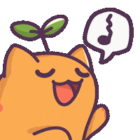 Cat Sing Sticker by Castaways