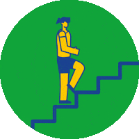 Trappa Arbetsplats Sticker by Korpen