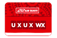 _AirTahiti_ airport airline destination tahiti Sticker