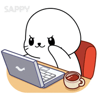 Working Locked In GIF by Sappy Seals