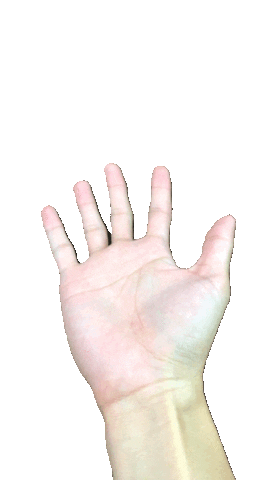 Hand What Sticker