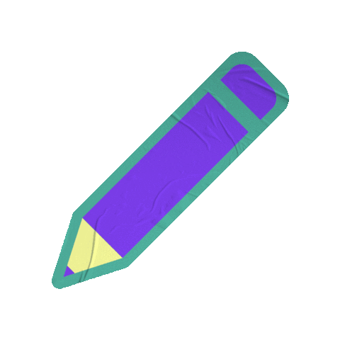 Brueckensteine pencil stift brueckensteine careleaver Sticker