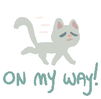 Coming On My Way Sticker by zandraart